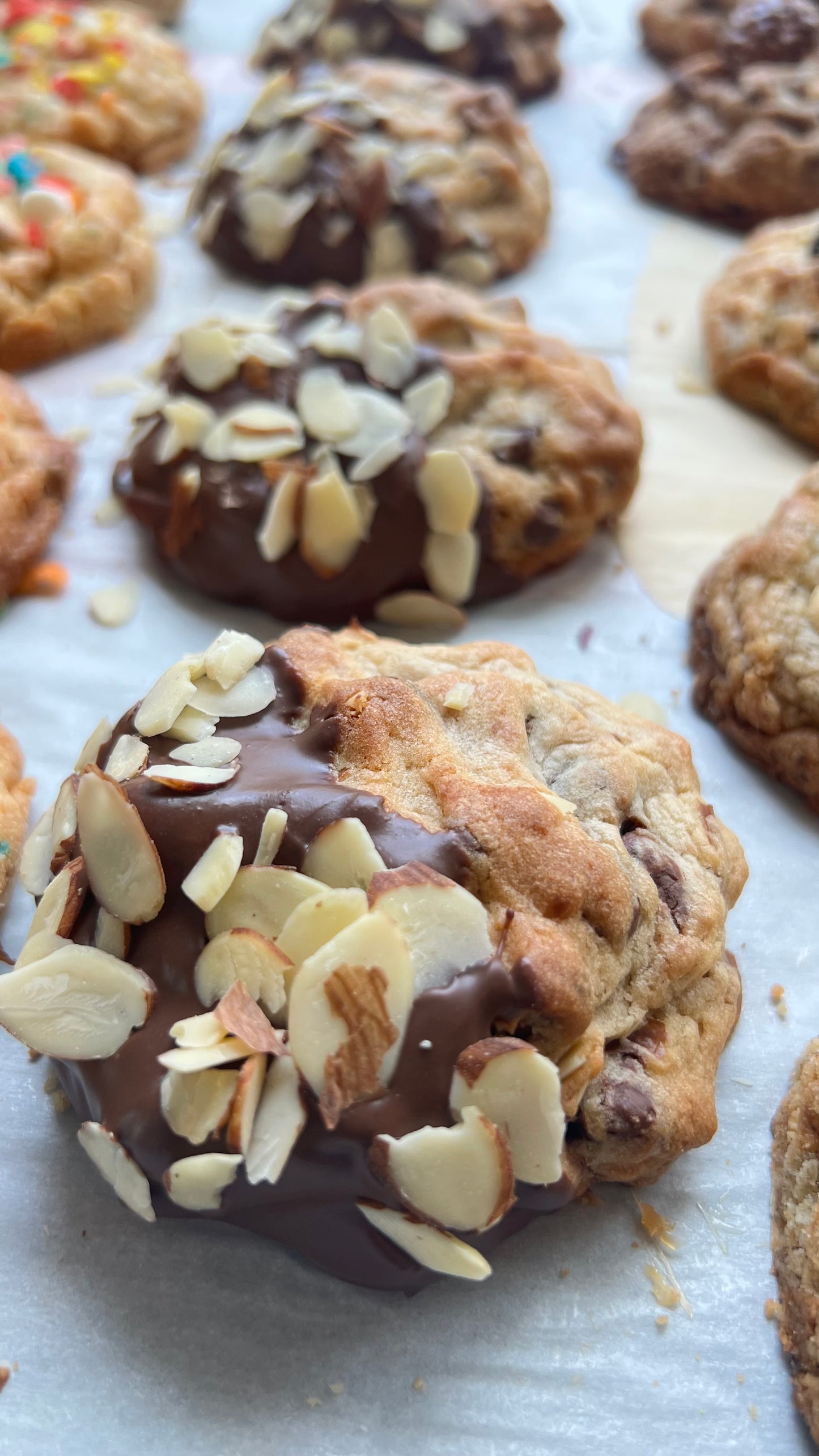 Almond Croissant New York Style Cookie